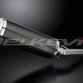Delkevic 14" Carbon Slip-on Muffler - Suzuki GSX750F Katana 1998-2006 Exhaust