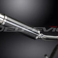 Delkevic 14" Carbon Round Slip On Muffler - Suzuki GS500 E/F 1989-2002 Exhaust