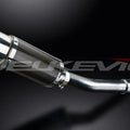 Delkevic 8" Carbon Round Slip On Muffler - Yamaha FZ1 FZS1000 2006-2014 Exhaust