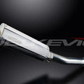 Delkevic 14” Stainless Oval Muffler - Yamaha FZ1 FZS1000 2006-2014 Exhaust
