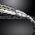 Delkevic 8" Stainless Oval Slip-On Silencer Mufflers Yamaha YZF-R1 04-06 Exhaust