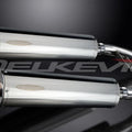 Delkevic 18" Stainless Steel Oval Mufflers - Triumph Trophy 1200 - 95-03 Exhaust