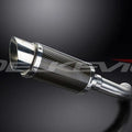 Delkevic 8" Carbon Fiber Round Muffler - BMW F800S F800ST - 2006-2014 Exhaust