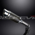 Delkevic 8" Carbon Fiiber Round Slip-On Muffler - BMW K1300S 2009-2015 Exhaust