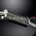 Delkevic 14" Carbon Fiber Oval Stubby Muffler - BMW F800S/ST - 2006-2014 Exhaust