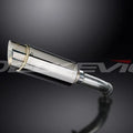 Delkevic 8" Stainless Steel Round Slip-On Muffler - BMW K1200S - 05-08 Exhaust