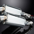 Delkevic 9" Stainless Steel Oval Mufflers - Ducati Monster 696 - 08-14 Exhaust