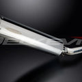 Delkevic 18" Stainless Oval Muffler - Yamaha YZF600R Thundercat - 95-07 Exhaust