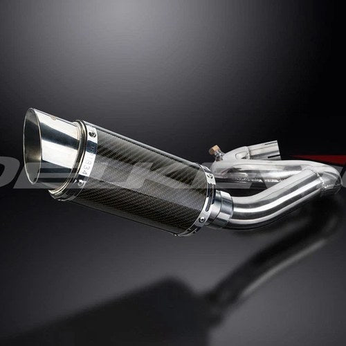 Delkevic 8" CArbon Fiber Round Muffler - Honda CBR1000RR - 2008-2016 Exhaust