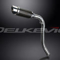 Delkevic 8" Carbon Fiber Round Slip-On Muffler - Honda CBR1000RR - 06-07 Exhaust