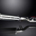 Delkevic 14" Stainless Round Muffler - Honda NT700V Deauville - 06-15 Exhaust
