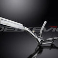 Delkevic 14" Stainless Steel Oval Muffler - Suzuki DL650 V-Strom - 04-11 Exhaust