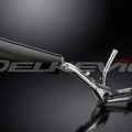 Delkevic 18" Carbon Fiber oval Muffler - Suzuki DL650 V-Strom - 04-11 Exhaust