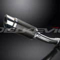 Delkevic 8" Carbon Fiber Round Muffler - Suzuki GSX-R750 - 1996-1999 Exhaust