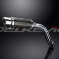 Delkevic 8" Carbon Fiber Round Muffler - Suzuki SV650 - 2003-2012 Exhaust