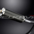 Delkevic 14" Carbon Fiber Oval Muffler - Suzuki GSX-R600 - 2004-2005 Exhaust