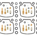 Set of 4 Deluxe Carburetor Rebuild Kits - Honda CB650SC - Nighthawk 1983-1985