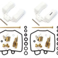 Deluxe Carburetor Rebuild Kit With Floats - Honda CB450SC Nighthawk - 1983-1986