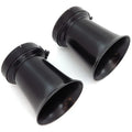 2 Pack Universal Black Carburetor Air Filter Velocity Stack 50mm Motorcycle Cafe