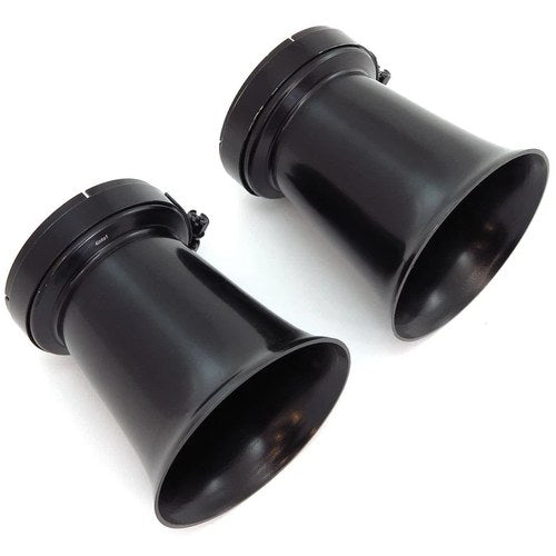 2 Pack Universal Black Carburetor Air Filter Velocity Stack 50mm Motorcycle Cafe