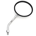 Universal Chrome Motorcycle Mirror - 10MM M10 - Short Stem Honda Kawasaki Suzuki