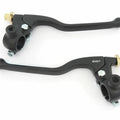 Yamaha GP Lever Perch Set w/ Mirror Mounts - Clutch + Drum Brake - Black - 7/8"