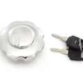 Locking Chrome Gas Cap - Honda CB100 CB175 CB77 CB350 CL350 XL350 CB450 CL450