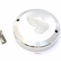 TTR400 Aluminum Anodized Points Cover - Silver Honda Wing - CB350F CB400F CB500