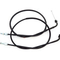 Short Throttle Cable Set - Honda CB350F/400F/500/550/750 FT500 - Black
