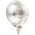 4.5" Bottom Mount Halogen Motorycle Headlight - Chrome w/ Clear Lens