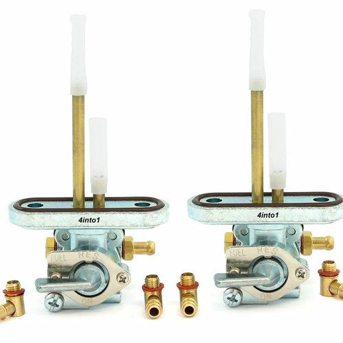 Set of 2 Petcocks Yamaha XS750 XS850 XS1100 - Non-Vacuum - Left and Right
