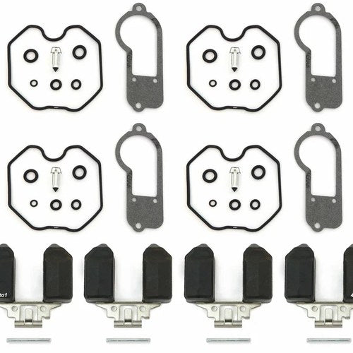 Deluxe Carburetor Gasket Kit With Floats - Honda CB550K CB750A 1977 - 1978