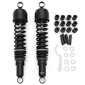 Black Performance Rear Motorcycle Dual Spring Shocks 365mm 14 3/8" Laverda