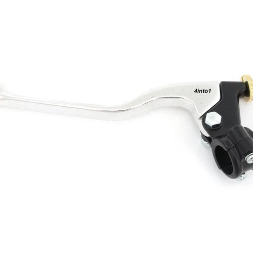 GP Clutch Lever Mounts 7/8" - Black & Chrome - Honda Kawasaki Suzuki Yamaha