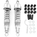 Chrome Performance Rear Shocks Eye to Eye 325mm 12 3/4" Length Preload Adjust
