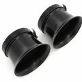 Set of 2 Black Shorty Velocity Stacks - 54mm - Honda CM400 CX500 CB900 Cbx