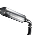 Delkevic Stubby 13.5" Titanium X-Oval Muffler - KTM 790 Duke - 18-19 Exhaust