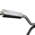 Delkevic 14" Stainless Slip-On Oval Muffler - Kawasaki KLR650C - 95-03 Exhaust