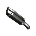 Delkevic Mini 8" Carbon Slip-On Round Muffler - Suzuki GSX-R1000 - 12-16 Exhaust