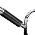 Delkevic 1-1 Full Exhaust 14" DL10 Carbon Round Muffler - BMW G310R - 2016-2021