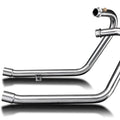 Delkevic 2-2 Stainless Header - Triumph Bonneville Bobber - 17-19 Manifold