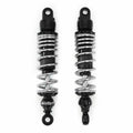Adjustable Black & Chrome Performance CNC Shocks - Eye / Eye - 310-320mm