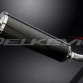 Delkevic 18" Carbon Oval Muffler - Kawasaki Versys 1000 - 10-14 Exhaust