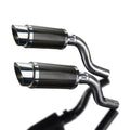 Delkevic 8" Carbon Slip-On Round Mufflers Kawasaki Ninja 1000 - 14-17 Exhaust