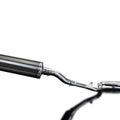 Delkevic Full 2-1 Stainless Exhaust 18" Carbon Muffler Kawasaki Ninja 300 13-17