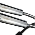 Delkevic 18" Stainless Slip-On Oval Mufflers Honda RVT1000R - 00-01 Exhaust