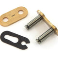 Fire Power Gold Motorcycle Chain Master Link - Clip Type - 420