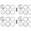 4 Pack Piston Kit - Standard Stock Bore Honda CB550 1974 1975 1976 1977 1978 Set