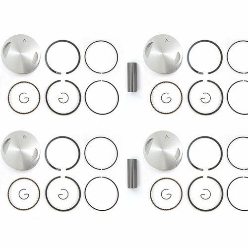 4 Pack Piston Kit - Standard Stock Bore Honda CB550 1974 1975 1976 1977 1978 Set