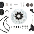 Ultimate Performance Front Brake Kit - Black Brake Line - Honda CB750K 1973-1976